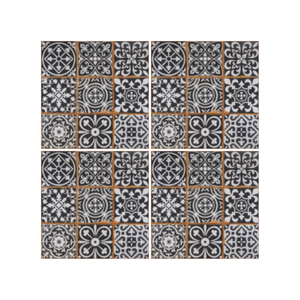 Carrelage en porcelaine émaillée Arte collection 300x300 mm, motif décoratif artistique, pour murs et sols, faible absorption d'eau, durable - Product Image 1