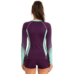 OEM Custom Logo <b>Women</b> <b>Rash</b> <b>Guard</b> Full Sleeve Wholesale High Quality Quick Dry <b>Women</b> <b>Rash</b> <b>Guard</b> <b>Women</b> <b>Rash</b> <b>Guards</b> - Product Image 2
