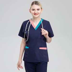 Tenue de Travail Unisexe pour Hôpital au Design Optimal, Blouses Médicales de Haute Qualité en Mélange de Coton et Tissu Denim, Détection des Aiguilles, Confortable, Taille XL - Product Image 5