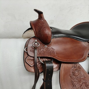 อานม้าทรงกลมแบบสบายสำหรับขี่ม้าแบบ Endurance Riding รุ่น Pleasure Trail - สี: น้ำตาล อานม้าคุณภาพพรีเมียมจากอินเดีย - Product Image 3