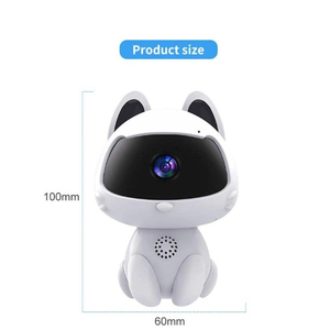 Caméra de sécurité intelligente sans fil avec fonction interphone, en forme de chat mignon, avec haut-parleur pour la maison et l'intérieur - Product Image 4