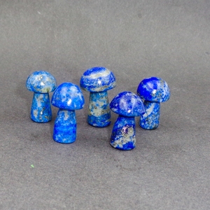Cristal de Lapislázuli Natural Tallado en Forma de Hongo, Cristal Curativo Azul, Reiki, Meditación, Decoración Feng Shui, Venta al por Mayor, Marca Chakralume, Rajasthan - Product Image 5