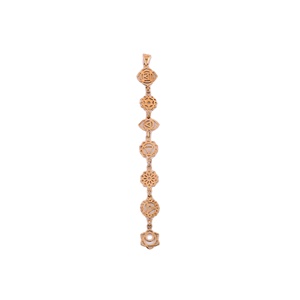 Colgante de Latón Chapado en Oro de Moda SEVAN CHAKRAS, Tamaño 125 mm, para Mujer - Product Image 1