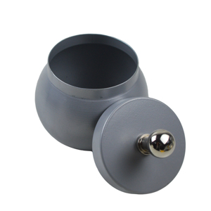 Perfect Cheap Spicy <b>Storage</b> Canister <b>Container</b> With Lid Bulk Price <b>Kitchen</b> Round Silver Gold Decorated Sugar Pot - Product Image 4