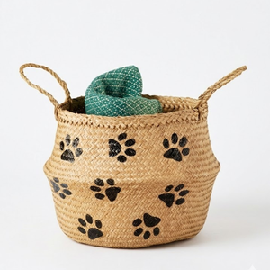 Cesta de Almacenamiento con Forma de Huella de Pata de Mariposa, Cestas de Lavandería Multifuncionales para Niños, Precio al por Mayor - Product Image 1