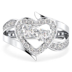 REYES Original Design 925 Sterling Silver <b>Moissanite</b> Engagement Rings 14K 18K 22K White Gold Wedding Gift Fine <b>Jewelry</b> - Product Image 1