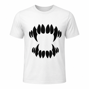 Camiseta de Algodón para Hombre, Corte Holgado, Transpirable, Estilo Urbano Formal, Fabricante de Ropa con Etiqueta Privada y Estampado Personalizado - Product Image 1
