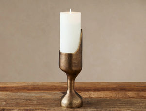 Candelabro de Aluminio Dorado Abstracto de Lujo Nórdico, Moderno y Minimalista, Ondulado, para Centro de Mesa, Decoración del Hogar, Regalo - Product Image 6
