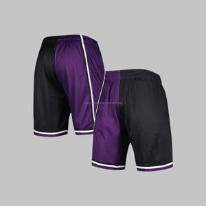 กางเกงขาสั้นออกกำลังกายสำหรับผู้ชายกางเกงขาสั้นแบบถักมีกระเป๋าและเชือกรูดสำหรับออกกำลังกายวิ่งออกกำลังกาย - Product Image 3