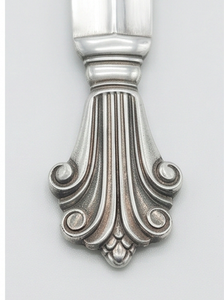 Ensemble de couverts minimalistes en argent fini pour servir des desserts, des apéritifs, lors de mariages, de fêtes et pour une utilisation à la maison ou en cuisine. - Product Image 4