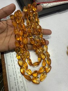 AAA Super <b>Top</b> Quality Citrine Smooth Nuggets Shape <b>Beads</b> 15-20mm Natural Gemstone For Jewelry Making At Wholesale Price - Product Image 1