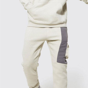Nouvel ensemble de survêtement pour homme en molleton 100 % coton, coupe oversize, avec sweat à capuche et pantalon de jogging, respirant, pour usage quotidien - Product Image 5