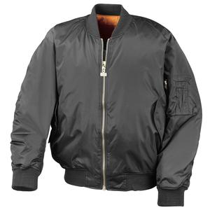 Chaqueta Bomber Verde para Hombre, Color Sólido, Cuello Alto, Cierre de Cremallera, Ropa Exterior Informal, Material de Poliéster Resistente al Viento, para Otoño - Product Image 5