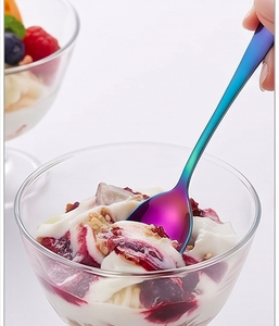 Ensemble de fourchettes Rainbow Finishing en acier inoxydable, finition mate, résistant à la rouille, pour les maisons, les restaurants, les fêtes, les hôtels et les repas quotidiens - Product Image 6