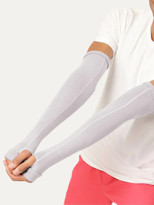 Manchon de compression pour bras OEM 20-30 mmHg à compression graduée, protection UV, logo personnalisé, unisexe, pour récupération et soulagement des bras - Product Image 2