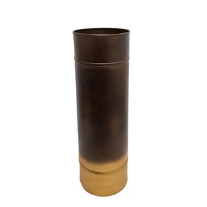 Vase à fleurs en fer au design moderne, doré et brun, pour mariage, maison et restaurant, support à fleurs en métal de style américain - Product Image 2