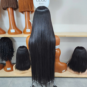 Virgin Vietnamese Hair HD Transparent Lace Front Handmade <b>Wigs</b> Double Drawn Glueless High Quality <b>Long</b> Customizable Dye Colors - Product Image 4