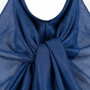 Écharpe longue classique en tissu écossais scintillant pour l'été, grande taille, légère et volumineuse, pour femme, douce, respirante, de qualité supérieure, élégante - Product Image 4