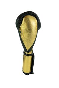 Guantes de Boxeo Personalizados en Negro y Dorado, Sin Boxeo No Hay Vida, 100% Cuero Vacuno Genuino de Primera Calidad, Guantes de Sparring - Product Image 6