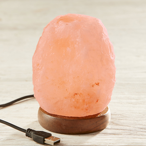 Lámpara de Sal Rosa del Himalaya Natural, Hecha a Mano, Purificadora de Aire, para Decoración del Hogar, Cuidado de la Salud, Relajación, Spa y Mejora del Estado de Ánimo - Product Image 5