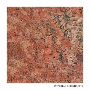 Dalles de granit poli rouge impérial moderne de 2 cm, coupées à la scie à bande - Product Image 2