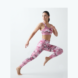 2026 Best Sale Women's Active Apparel Breathable Eco-Friendly Anti-Bacterial Spandex/Nylon Yoga Wear Set for Gym Workout Fitness - Product Image 4