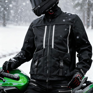 Chaqueta de Motocicleta para Hombre, Chaqueta Textil para Moto, Cordura, para Carreras, Aprobada para Motociclistas, Impermeable, para Todo Clima, de Alta Calidad - Product Image 6