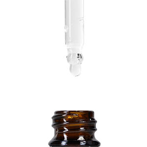 Unalilia <b>Amber</b> Glass Leakproof Tincture Dropper <b>Bottle</b> Custom Color Logo Screen Printed Essential Oils Skin Care Serum Eye Cream - Product Image 3