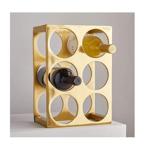 Modern Metal wine bottle Holder Wine Bottle Organizer <b>Rack</b> <b>Drink</b> Bottle Display <b>rack</b> Stand - Product Image 4