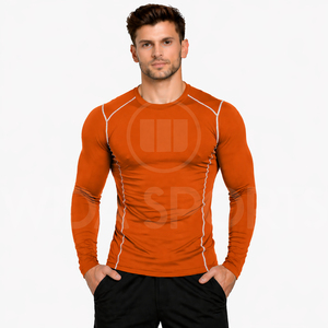 Wida Sports – T-shirt de compression léger et simple pour homme, haute qualité, évacuation de l'humidité, idéal pour le fitness et l'entraînement en salle de sport - Product Image 2