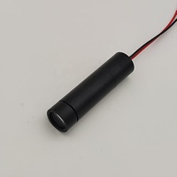 Modul Dioda Laser Cahaya Hijau Ismartlaser Long-Focus 30M Fokus Tetap 520nm <20mW 20x80mm Mesin Penyelarasan Laser Spot Beam