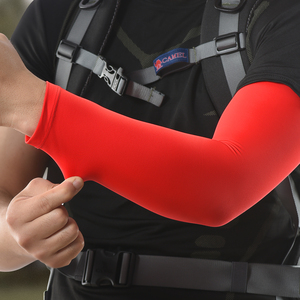 Manchons de cyclisme personnalisables à compression unisexe, anti-UV, respirants en polyester Coolmax, protection solaire rafraîchissante pour l'extérieur - Product Image 4