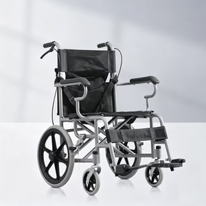 Fauteuil roulant manuel pliable léger, homologué CE, directement de l'usine, pour personnes handicapées, personnes âgées, usage domestique et hospitalier - Product Image 3