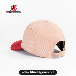 Baseball Cap 6-Panel Corduroy Unisex Adjustable Contrast Color Casual Hat for Adults Spring Autumn Wear - Product Image 2