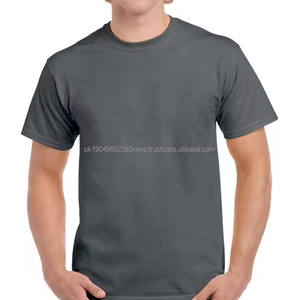 Vêtements décontractés adorables, t-shirt à col rond 100% coton, t-shirt surdimensionné pour hommes, tailles, couleurs et logos personnalisés, faible MOQ avec une haute qualité - Product Image 3