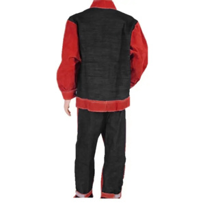 Veste de sécurité en cuir de vachette pleine fleur, résistante, certifiée CE, protection ignifuge niveau D, protection des mains et des bras - Product Image 6