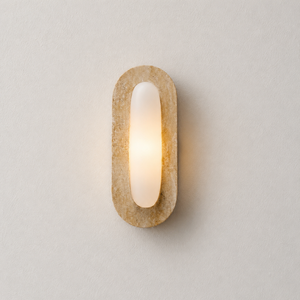 Natural Marble Oval <b>Wall</b> <b>Sconce</b> Modern Stone <b>Wall</b> Lamp Luxury LED Indoor <b>Light</b> Fixture for Bedroom Bathroom Hotel Corridor Room - Product Image 1