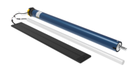 Batterie und Empfänger Eingebautes Solar panel Effiziente und nachhaltige Strom versorgungs lösung