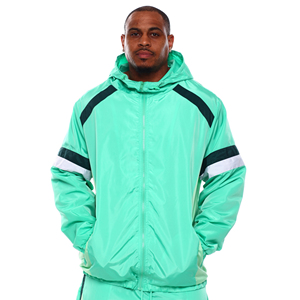 2025 New Custom <b>Design</b> High Quality Windbreaker Tracksuits Wholesale Price Trending Men Windbreaker Tracksuits OEM <b>Serviced</b> - Product Image 5