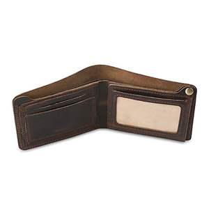 Cartera de cuero profesional para hombre, tarjetero plegable de primera calidad, cartera delgada, elegante y duradera para uso empresarial y casual - Product Image 5