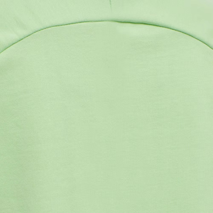 Sweat-shirt col rond vert clair surdimensionné en coton doux, style streetwear coréen, confortable et décontracté, service OEM - Product Image 6