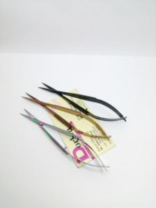 Tijeras para Pestañas con Acabado Plasma de Marca Privada, Tijeras de Manicura al por Mayor, Tijeras de Acero Inoxidable para Recortar Cejas - Product Image 2