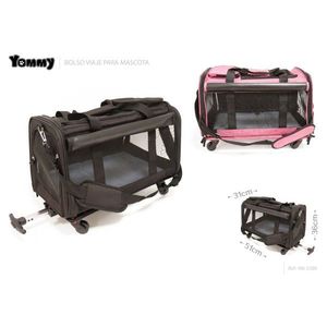 Bolsa de transporte para mascotas Yommy con ruedas, 51x36x31 cm - Product Image 1