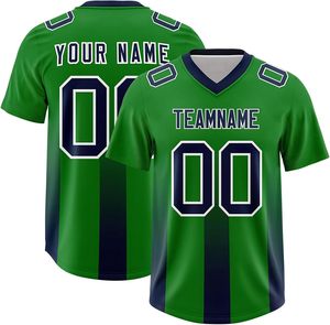 Custom Logo American Football Jersey Wholesale Supplier Interlock Fabric No Fade Sublimation Premium Adult Sportswear Bulk Order - Product Image 6