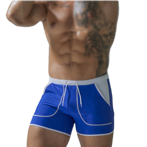Shorts de bain décontractés respirants de haute qualité, motif uni, pour l'été, la plage et les activités de plein air, taille élastique, imperméables - Product Image 3