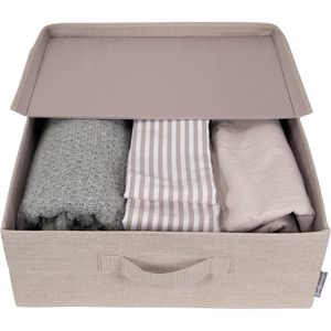 MA65BEI Almacenamiento Bajo Cama de Tela para Ropa de Cama y Prendas de Temporada, Solución de Armario que Ahorra Espacio para Dormitorios y Apartamentos Tipo Estudio - Product Image 4