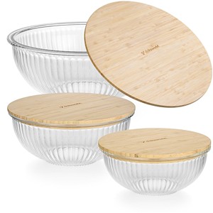 Bamboo Wood Rectangle <b>Bowls</b> & Fruit <b>Bowls</b> Mid Century Modern Design Tabletop Use | OEM Custom Wholesale by Aqudus Saleem India - Product Image 2