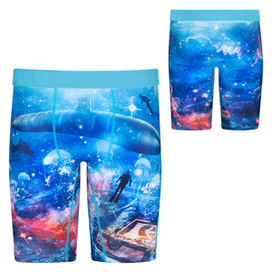 Boxers pour hommes en Spandex/Polyester de qualité supérieure, respirants, antibactériens, écologiques, taille haute, sans coutures, séchage rapide, coupe ample et douce - Product Image 1