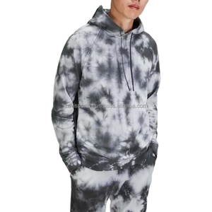 Vente en gros de survêtement à capuche pour hommes de la meilleure qualité, nouveau design haut de gamme tendance, teinté par cravate, logo OEM personnalisé, vêtements de sport, survêtements, service OEM - Product Image 3