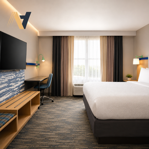 Muebles Profesionales para Dormitorios de Hotel Holiday Inn Exportados de Vietnam Diseñados para Desarrolladores de Hoteles y Compras en el Sector Hotelero - Product Image 2